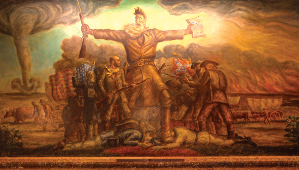 8 Wonders of Kansas Art John Steuart Curry Murals state capitol